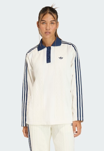 ADIDAS ORIGINALS Poloshirt in Weiß: Vorderseite