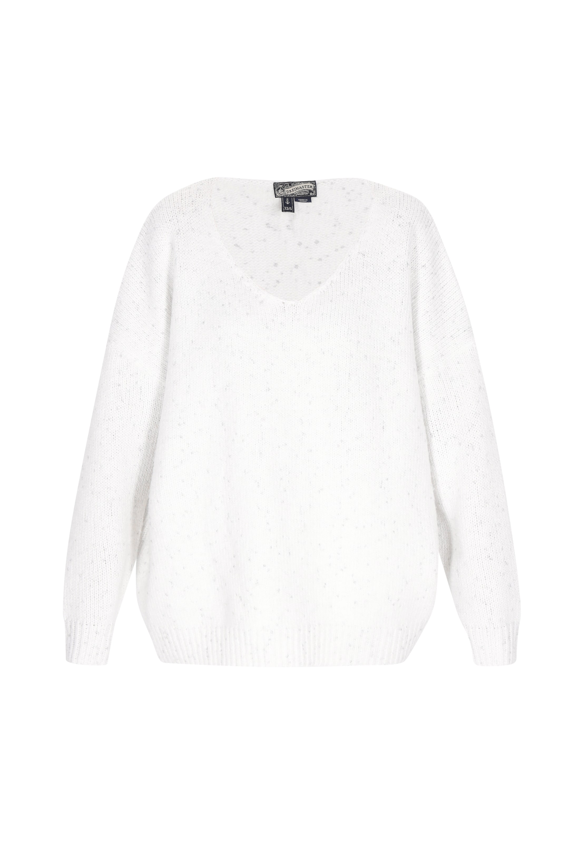 balts DreiMaster Vintage Džemperis: no priekšpuses