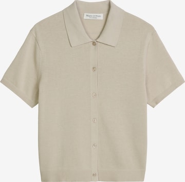 Cardigan Marc O'Polo en beige : devant