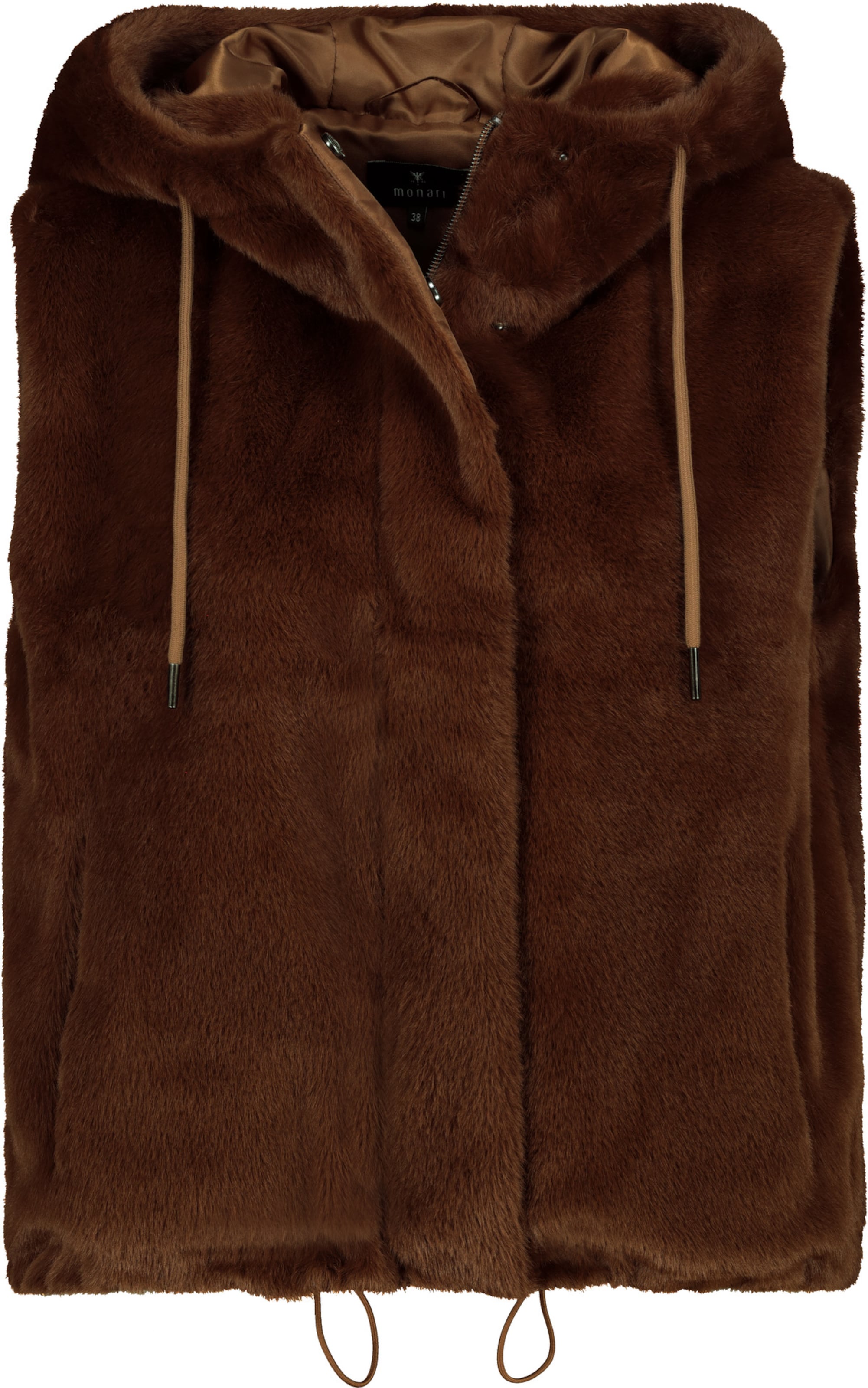 monari Vest in Brown: front