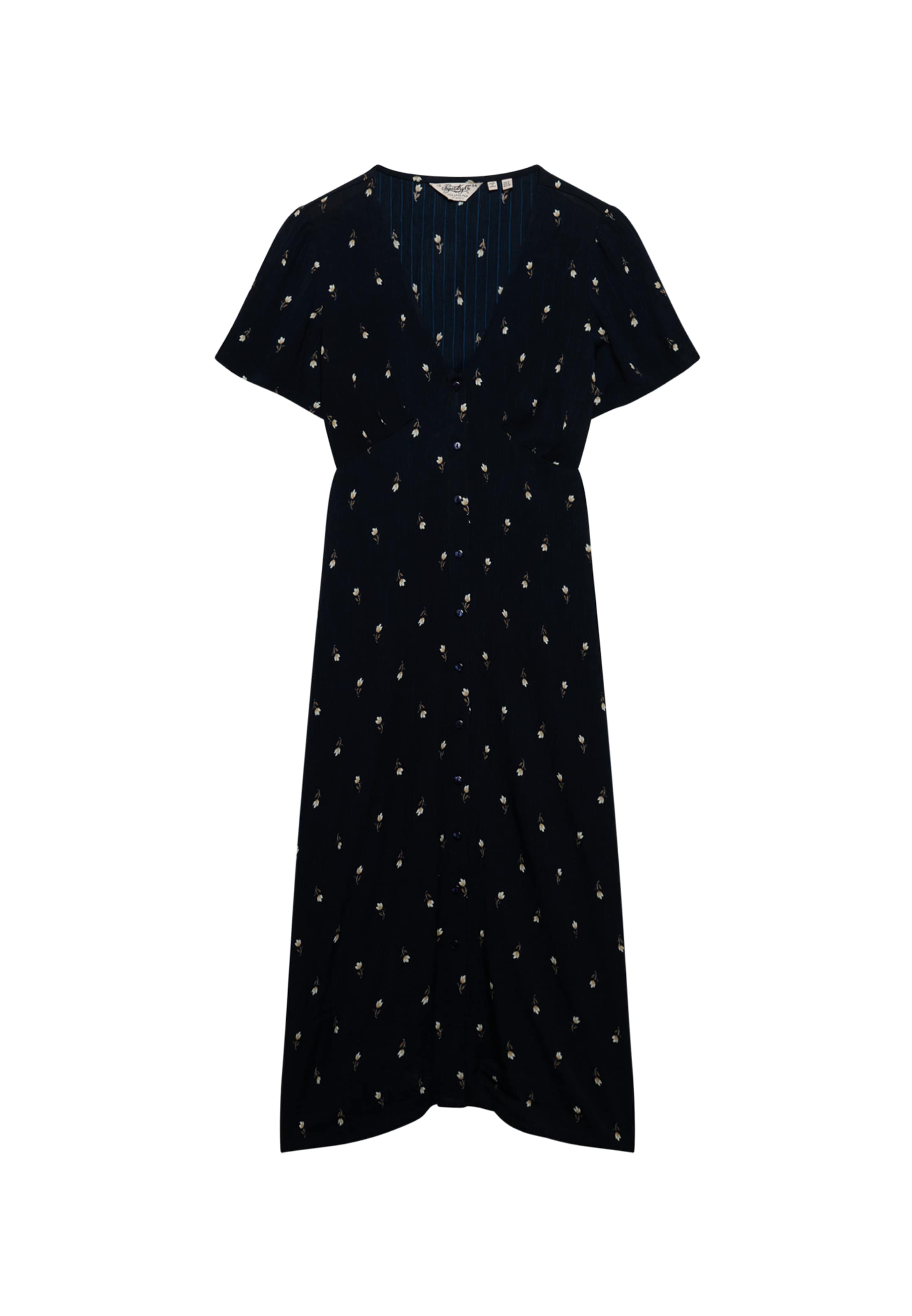 Superdry & Co Jurk in Blauw: voorkant