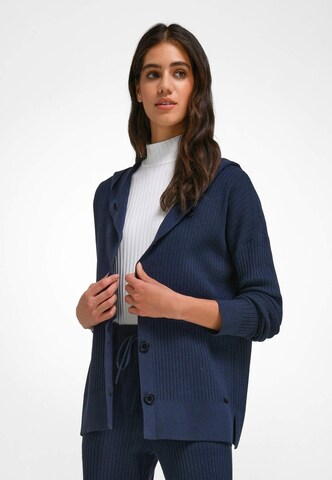 Cardigan Peter Hahn en bleu : devant