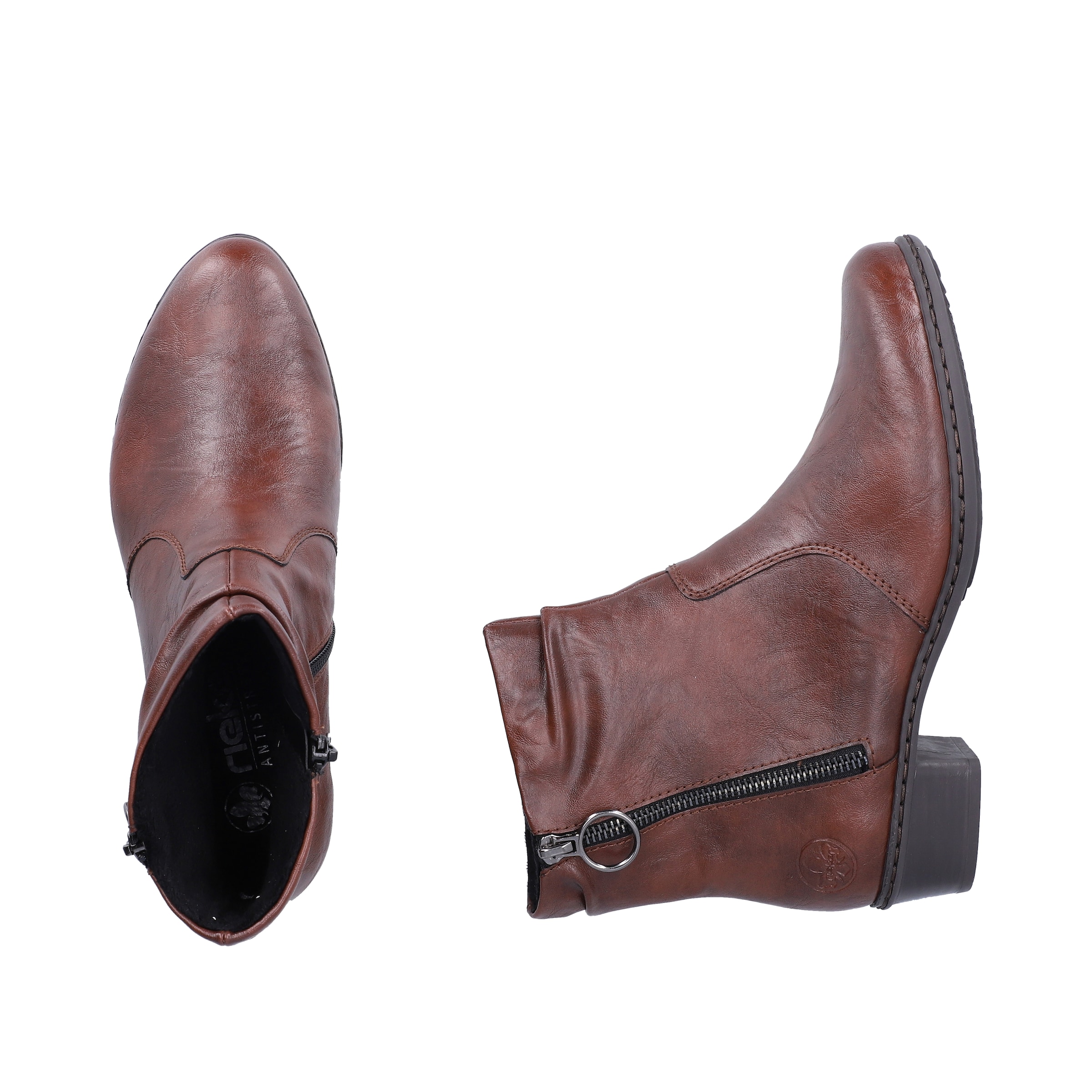 Bottines Rieker en marron