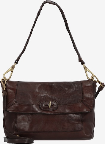 Campomaggi Shoulder Bag in Brown: front