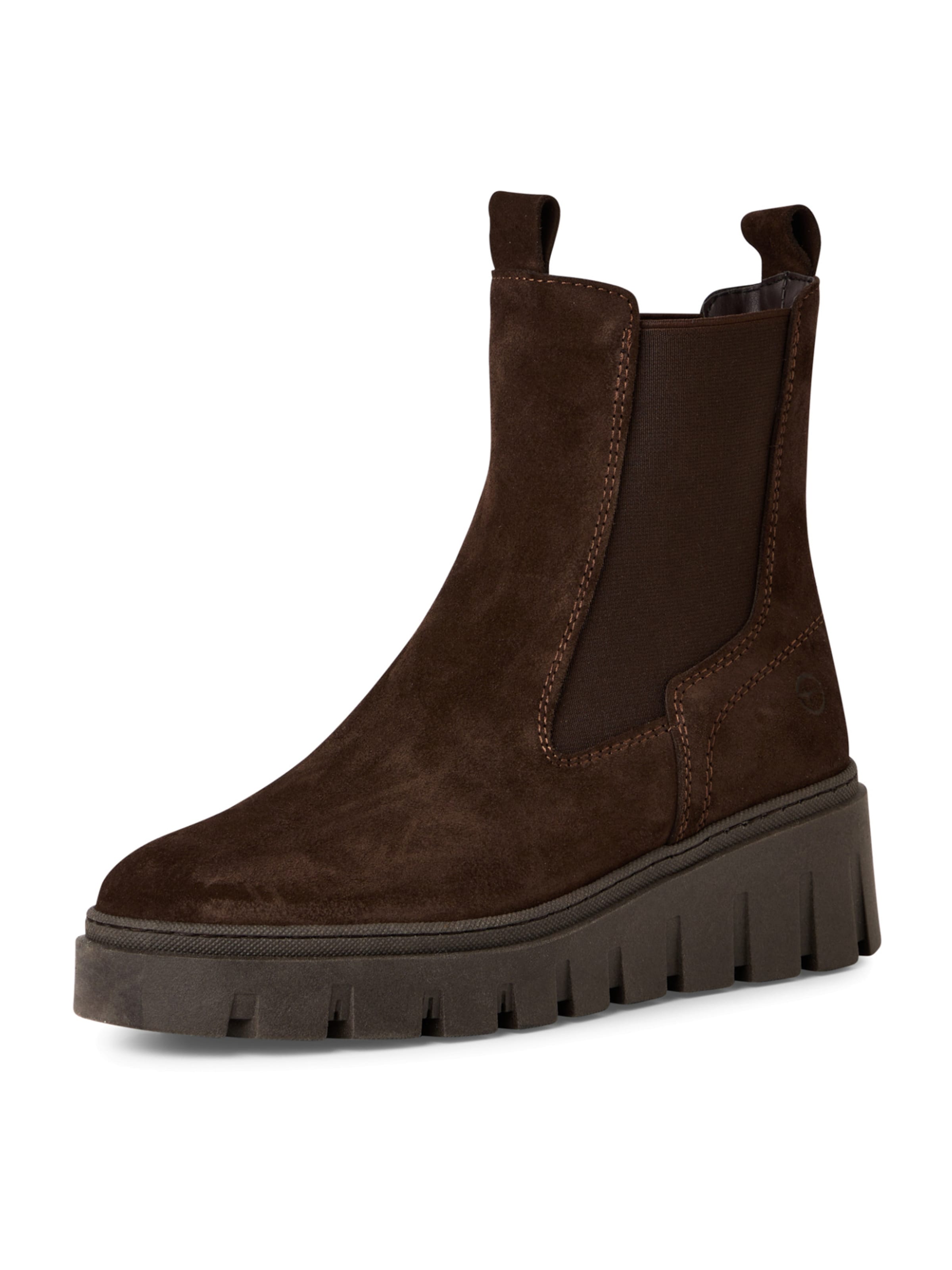 Tamaris Chelsea boots in Bruin: voorkant