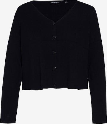 Ulla Popken Knit Cardigan in Black: front