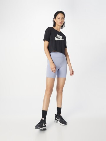 NIKE Skinny Sporthose in Grau