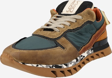 A.S.98 حذاء رياضي بلا رقبة 'JET' بـ ألوان ثانوية: الأمام