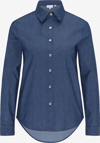 usha BLUE LABEL Blouse in Blauw: voorkant