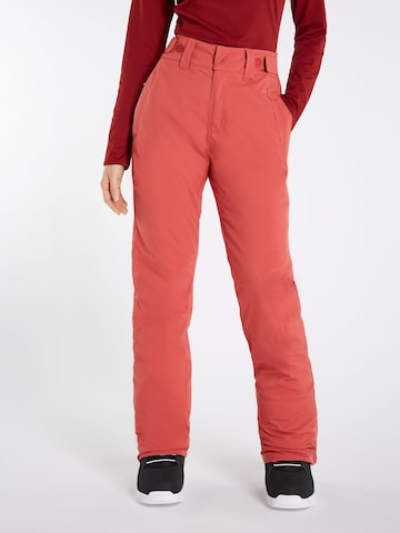 PROTEST Regular Workout Pants 'CARMACKS' in Red: front