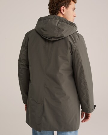 WE Fashion - Sobretudo meia-estação em cinzento