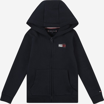 TOMMY HILFIGER Sweatjacke 'NEW YORK' in Blau: predná strana