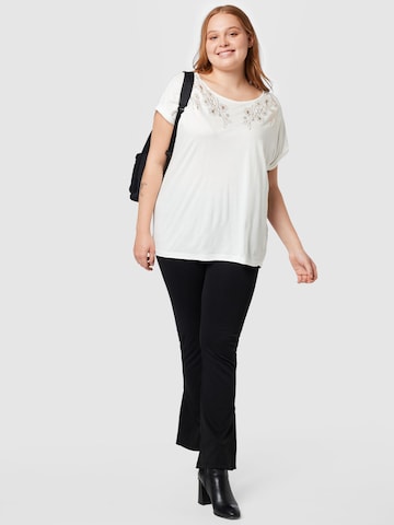 ABOUT YOU Curvy Shirt 'Camille' in White