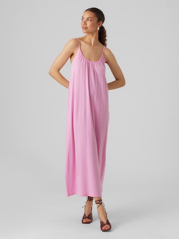 VERO MODA Kleid 'LUNA' in Pink: predná strana