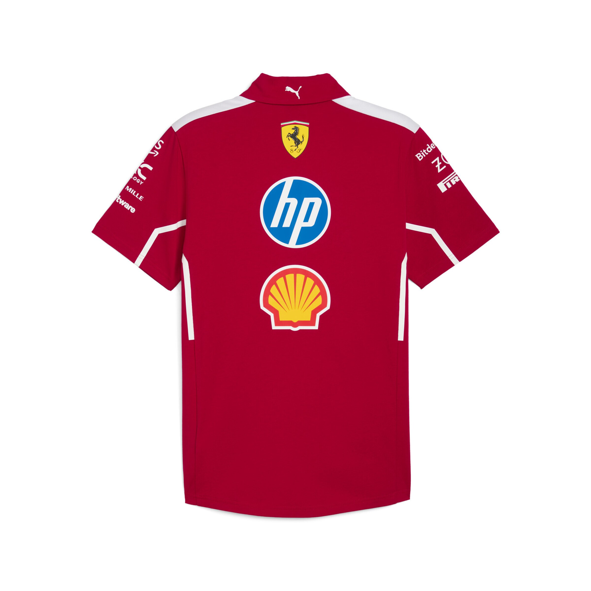 PUMA Functioneel shirt 'Scuderia Ferrari 2025 Team' in Rood