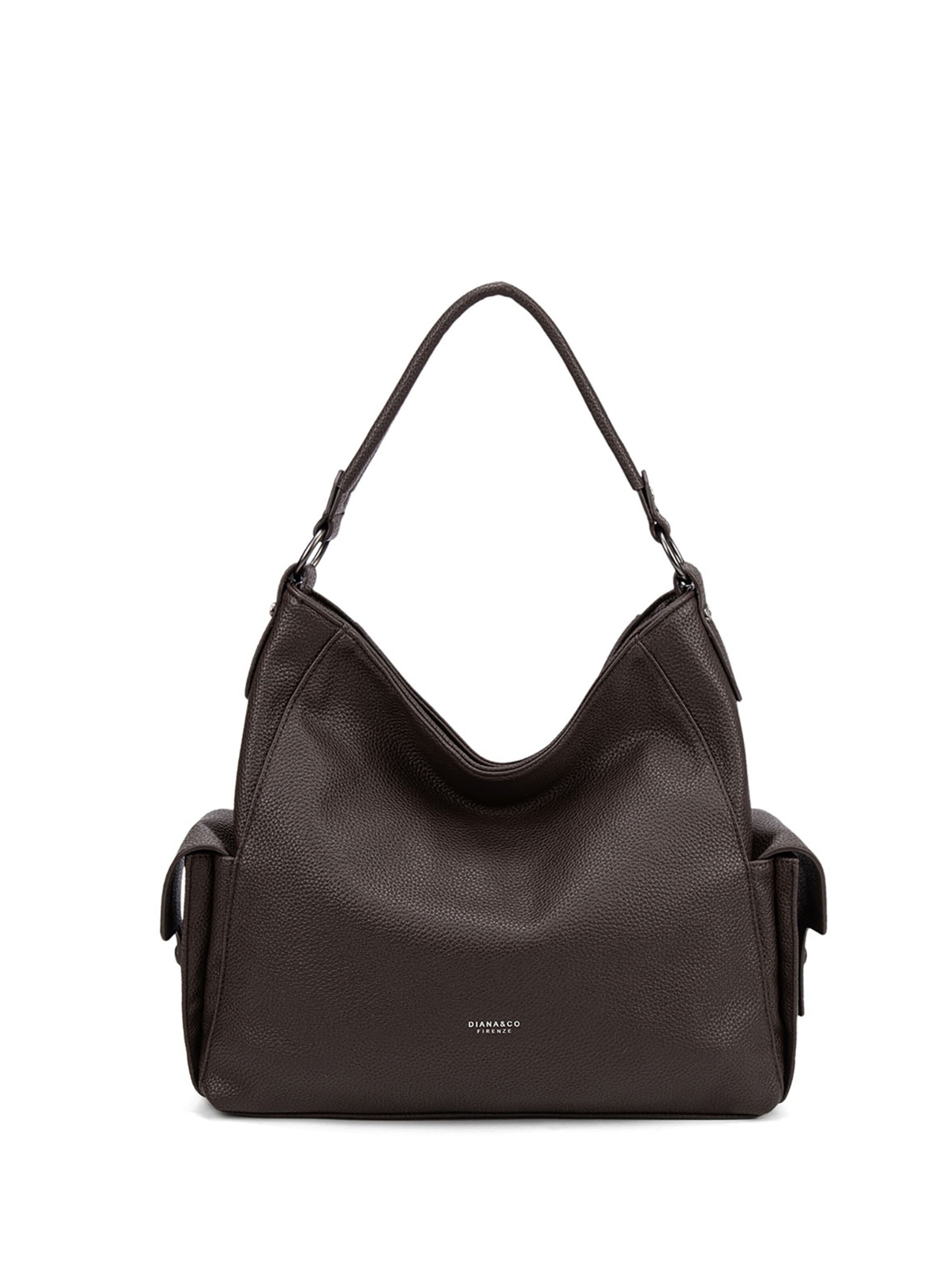 Diana&Co. Schoudertas in Bruin: voorkant