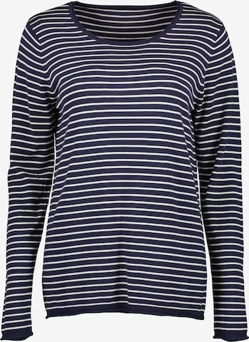 BLUE SEVEN Svetr – modrá: přední strana