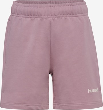 Hummel Loosefit Sportsbukser i pink: forside