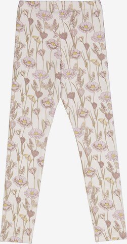 Coupe slim Leggings Müsli by GREEN COTTON en beige