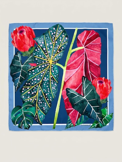 Vivisence Shawl 'S65-006' in 65 x 65cm in Blue, Item view