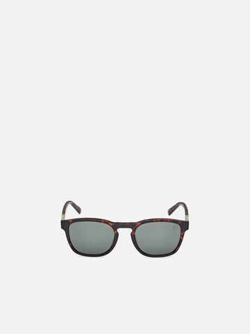 TIMBERLAND Zonnebril 'Timberland TB00007 Dark havana 52/21/150 MAN Sunglasses' in Bruin: voorkant