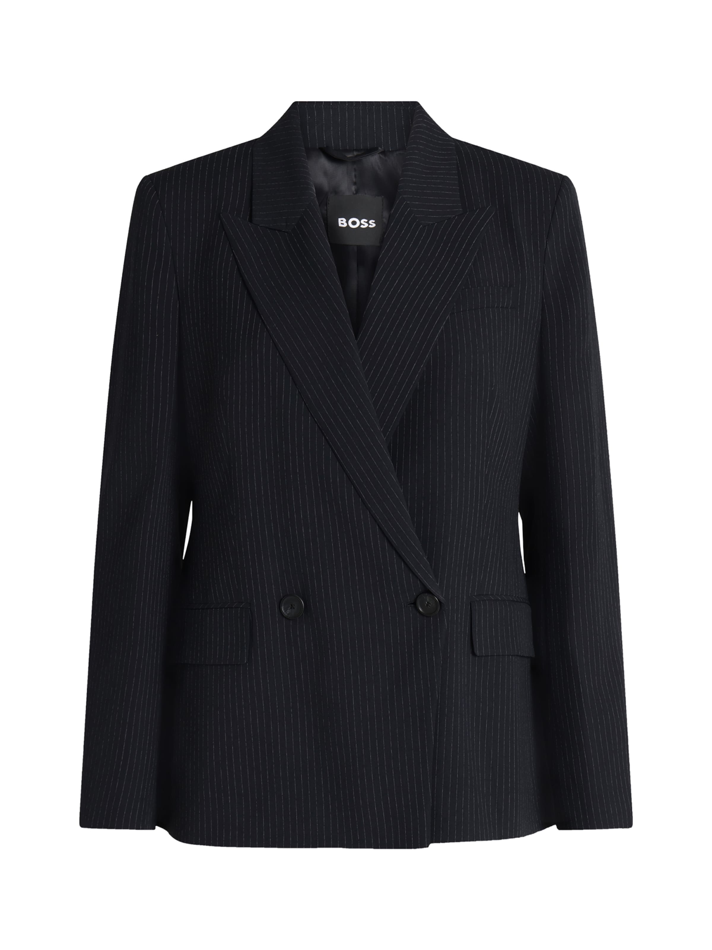 Blazer 'Jaleto12' di BOSS in nero: frontale