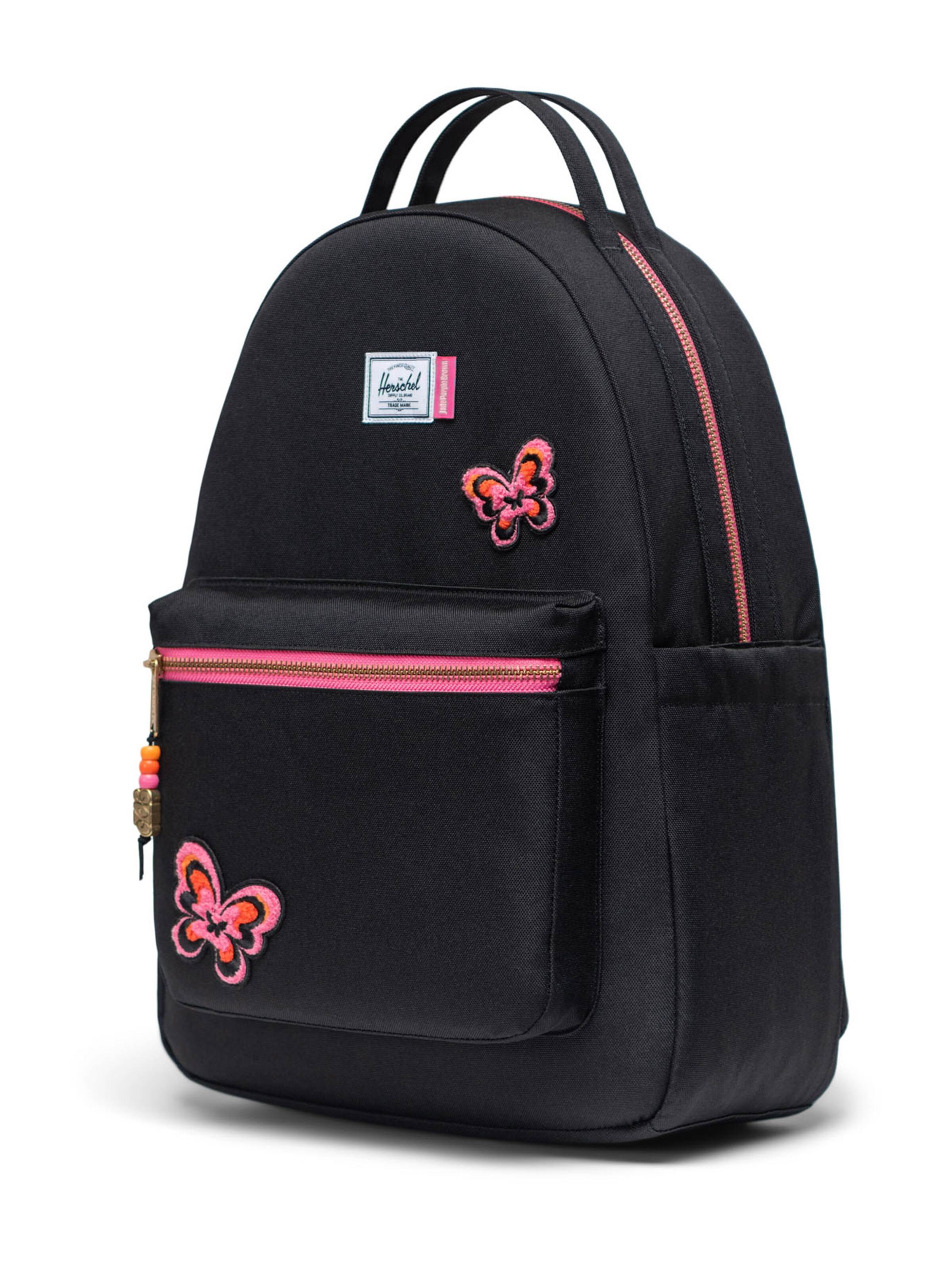 Herschel - Mochila 'Nova' em preto: lateral
