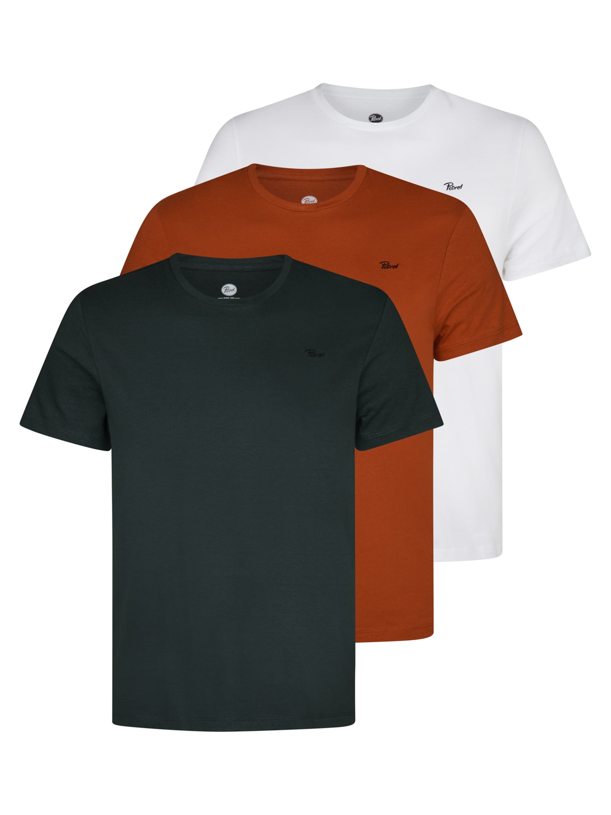 T-Shirt Petrol Industries en vert : devant