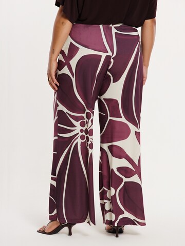 YOEK Slimfit Broek in Rood