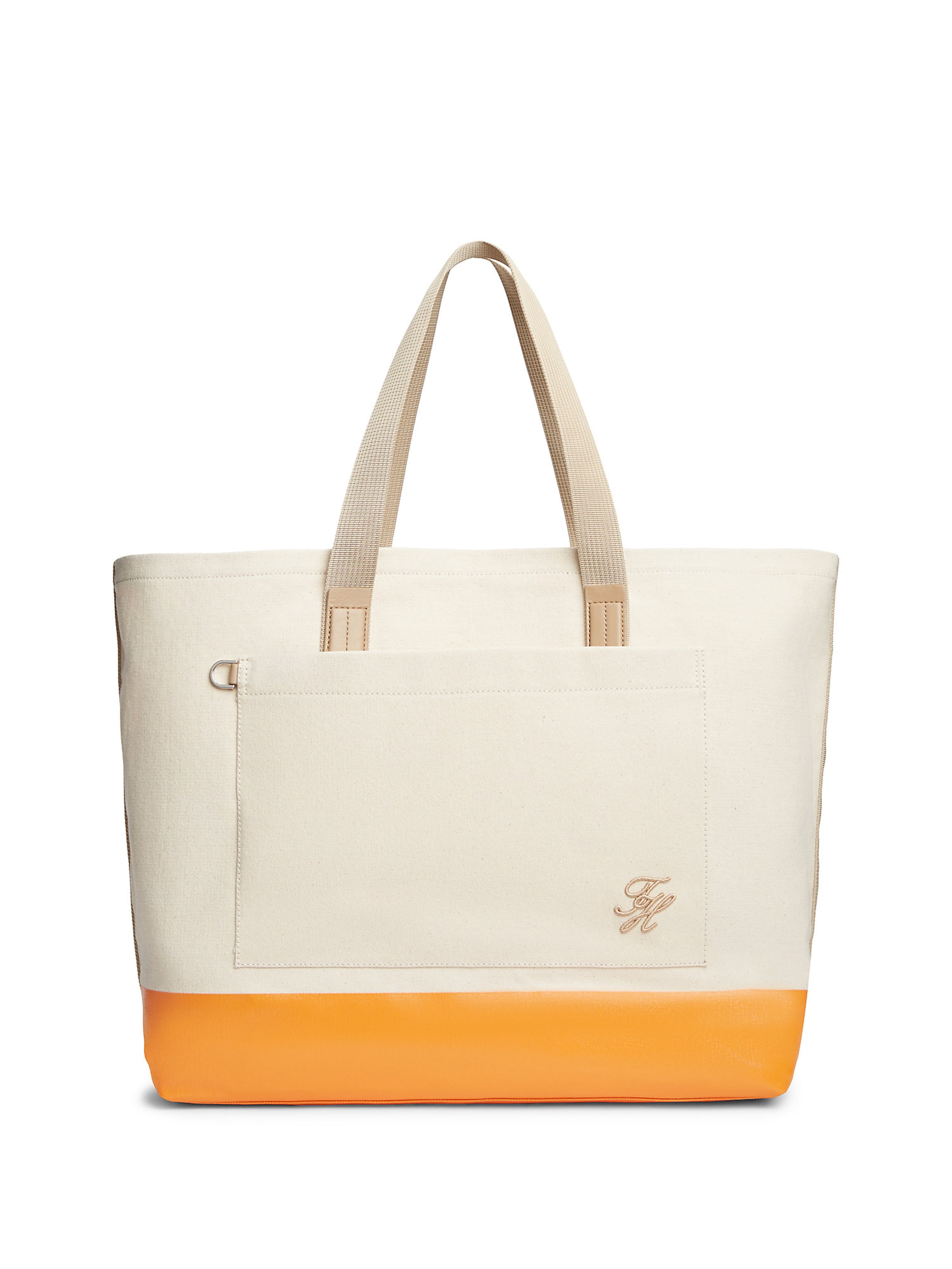 TOMMY HILFIGER Shopper in Beige: voorkant