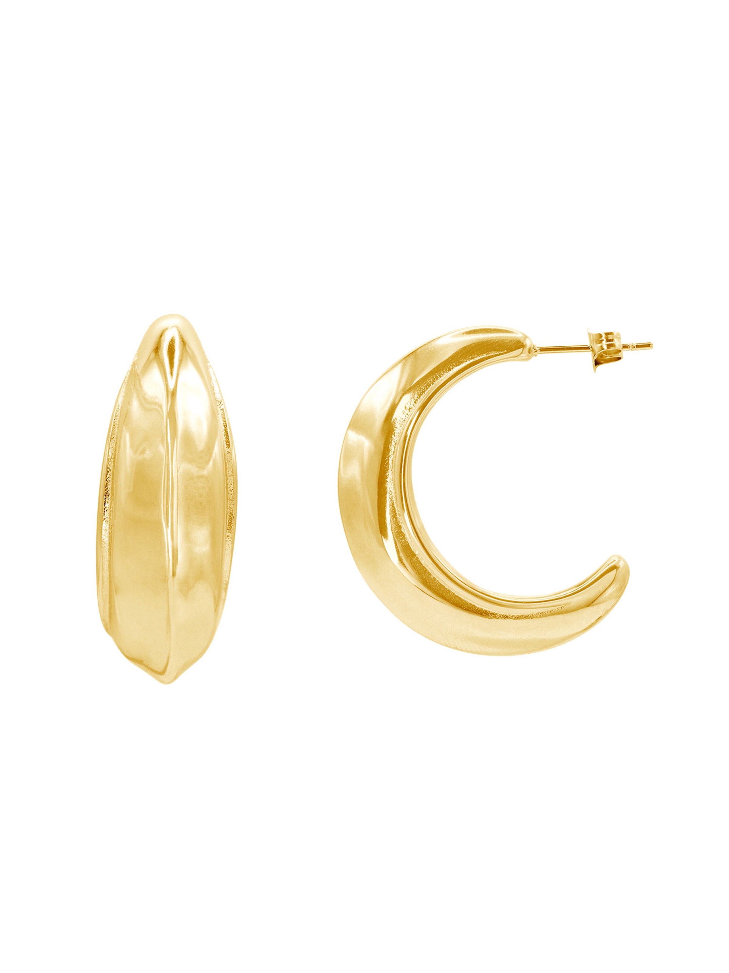 Boucles d'oreilles 'Sergia ' Heideman en or : devant