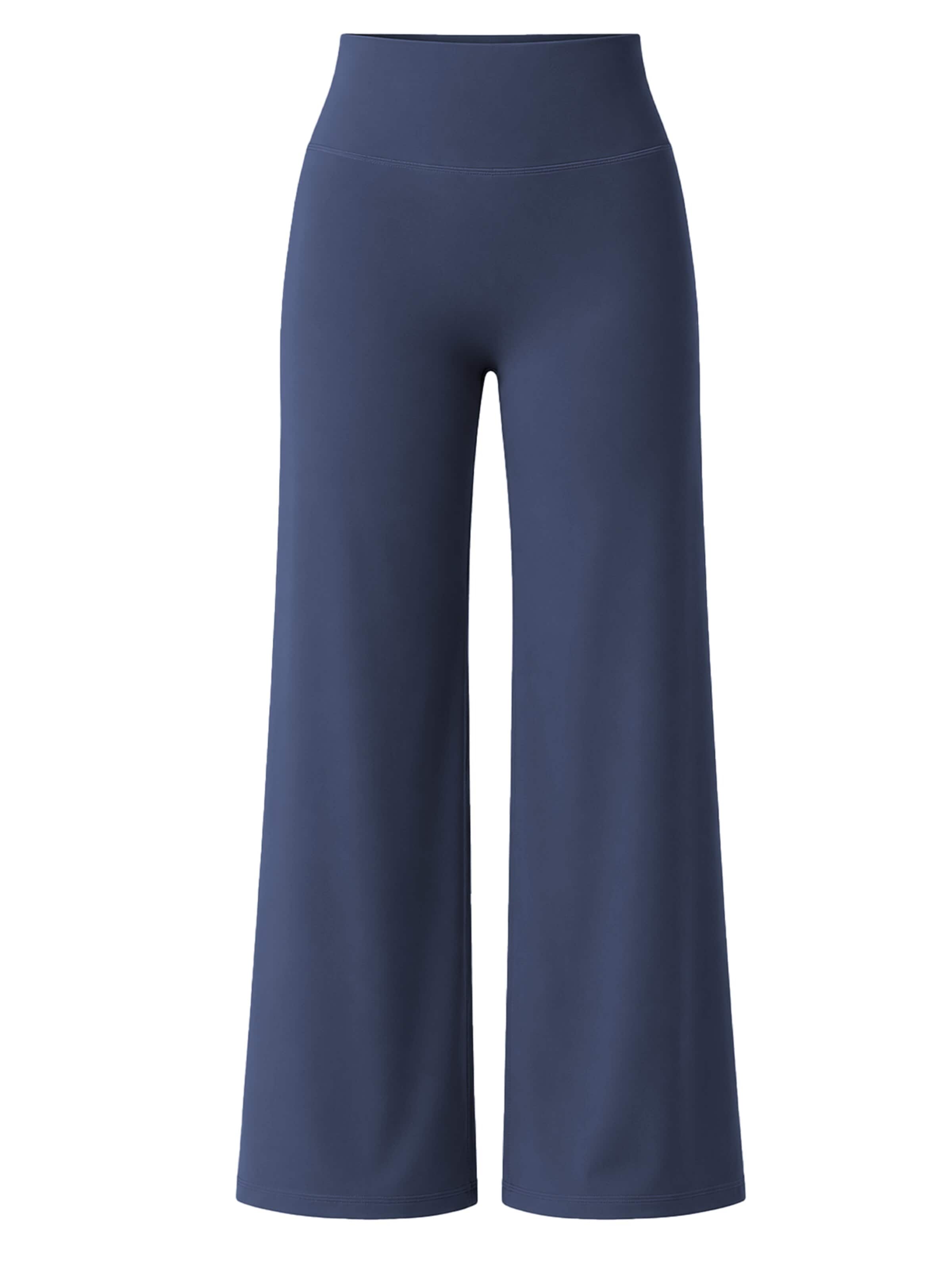 ZAAYO Wide leg Workout Pants 'Women's Wide‑Leg Yoga Sports Pants' in Blue: front