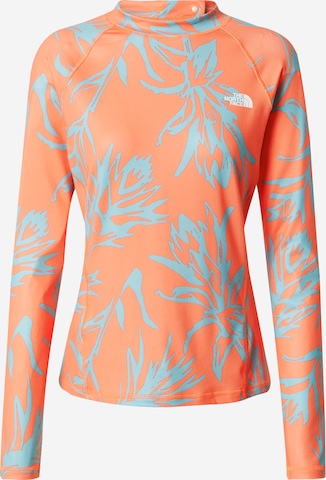 THE NORTH FACE - Top de tankini en naranja: frente