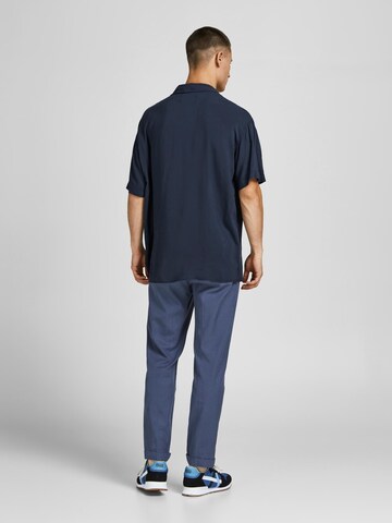 JACK & JONES Comfort Fit Skjorte 'Malibu' i blå