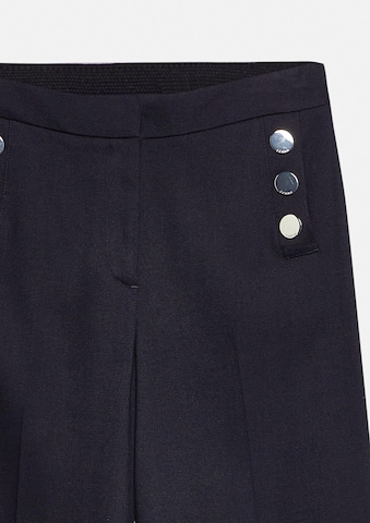 COMMA Wide Leg Hose in Blau