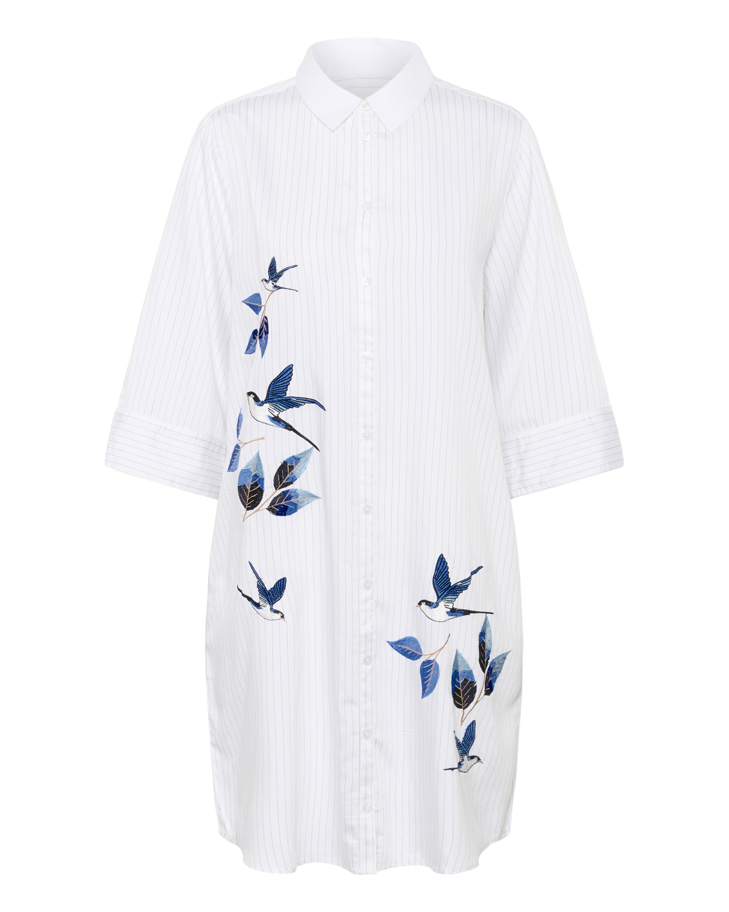 Cream Shirt Dress 'CRSilje' in White: front