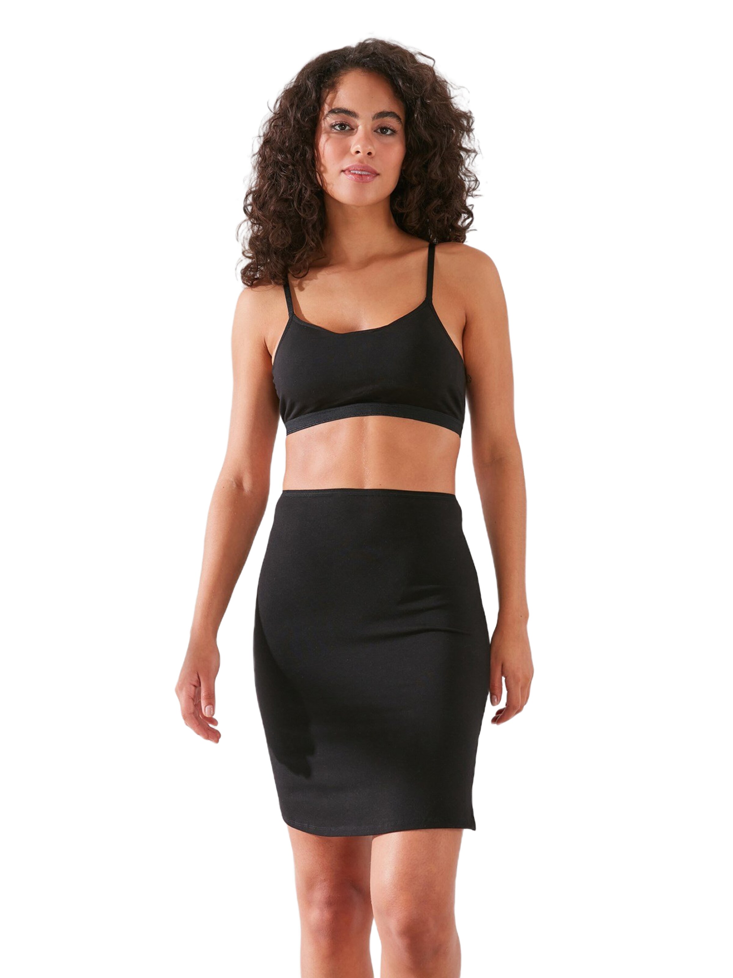 C&City Skirt in Black: front