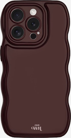 Protection pour smartphone 'Glossy Wavy' xoxoWildhearts en rouge : devant