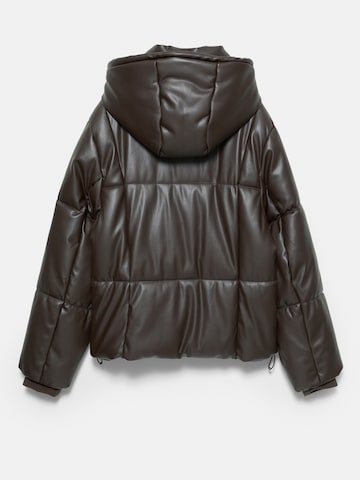 Pull&Bear Zimná bunda - Hnedá