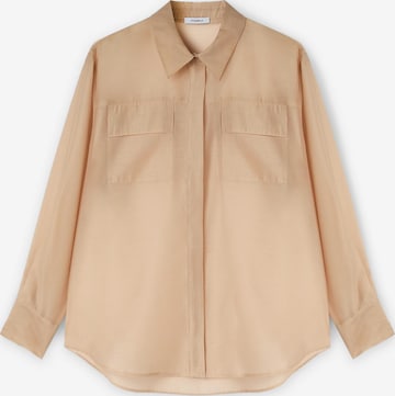 MOTIVI Shirt in Beige: voorkant