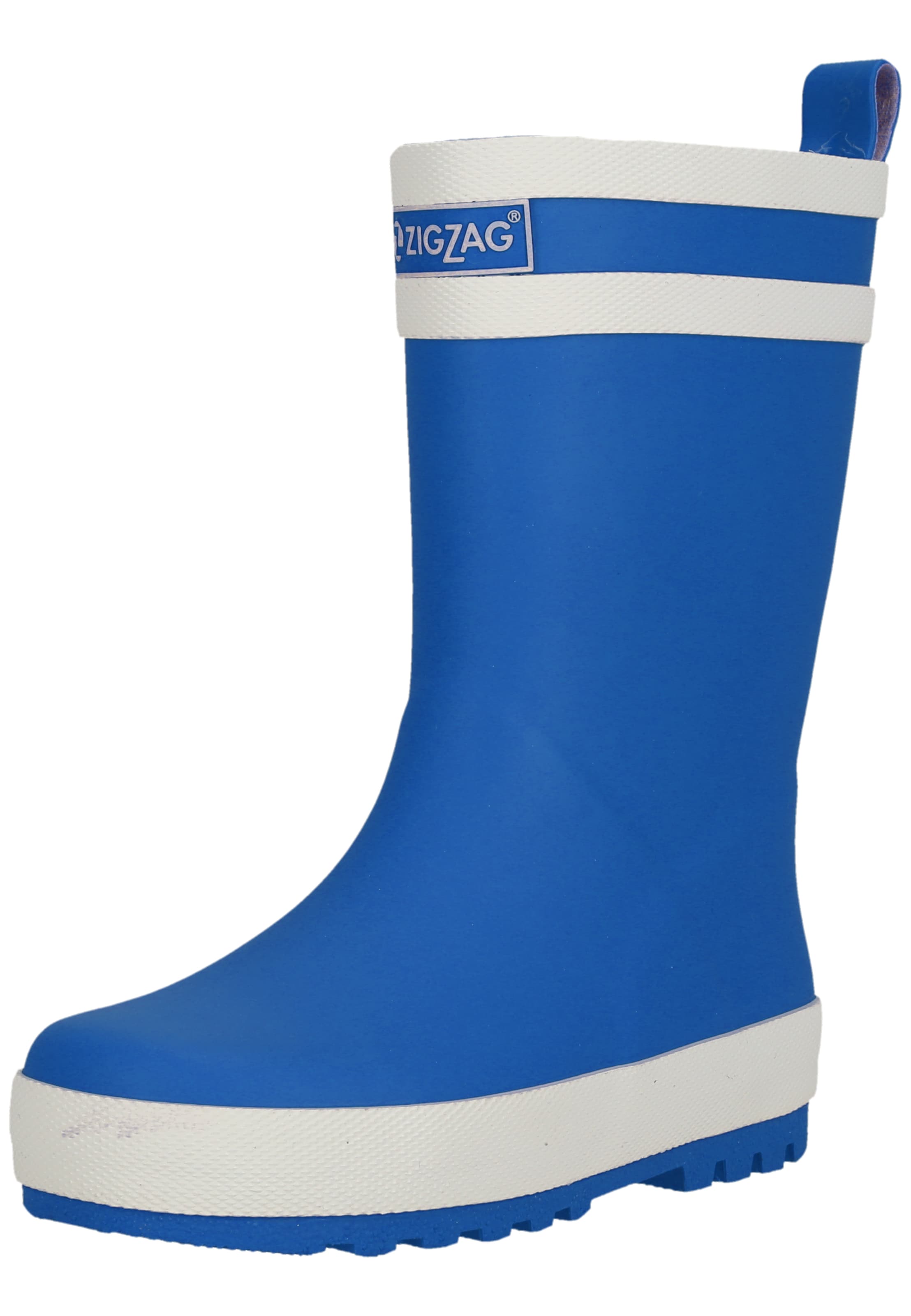 ZigZag Gummistiefel in Blau: Vorderseite
