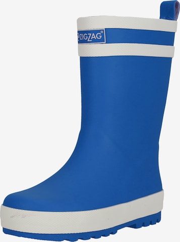 ZigZag Gummistiefel in Blau: Vorderseite