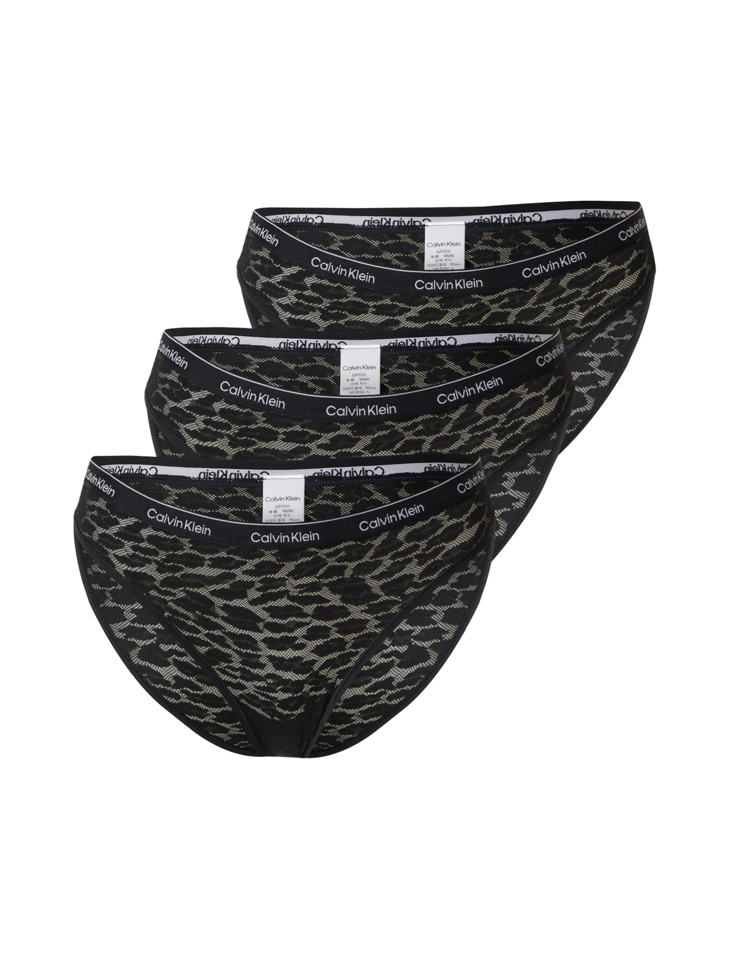 Regular Slip de la Calvin Klein Underwear pe negru: față