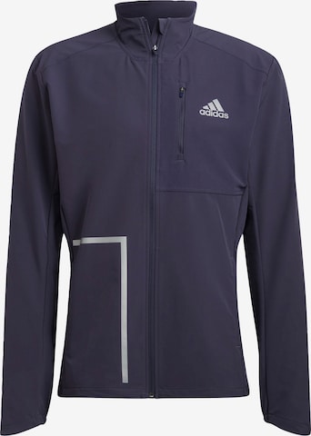 Veste de sport ADIDAS SPORTSWEAR en bleu : devant