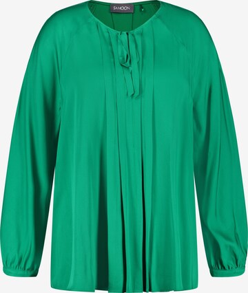 SAMOON Blouse in Green: front