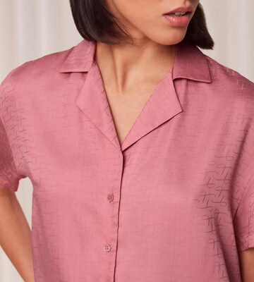 TRIUMPH Pajama shirt 'Silky Sensuality' in Pink