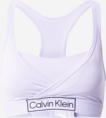 Calvin Klein Underwear Bustier Amme-BH 'Reimagined Heritage' i lilla: forside