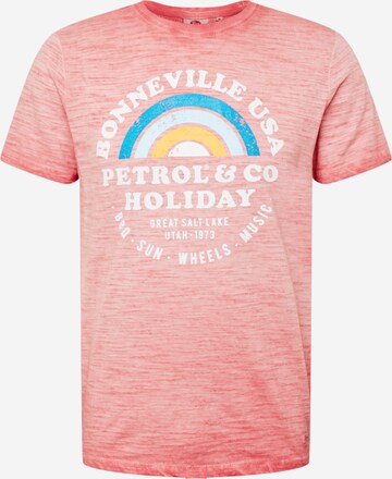 Petrol Industries T-Shirt in Orange: predná strana