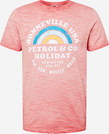 Petrol Industries Shirt in Oranje: voorkant