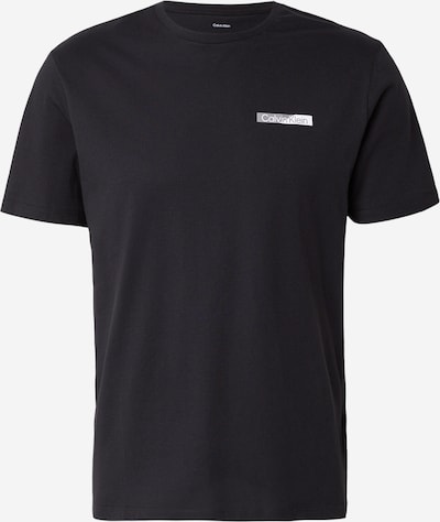 Marškinėliai iš Calvin Klein, spalva – tamsiai pilka / juoda / balta, Prekių apžvalga